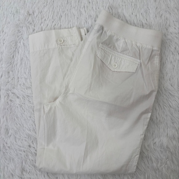 Talbots White Cargo Style Ankle Pants Size‎ 8 - Picture 8 of 8